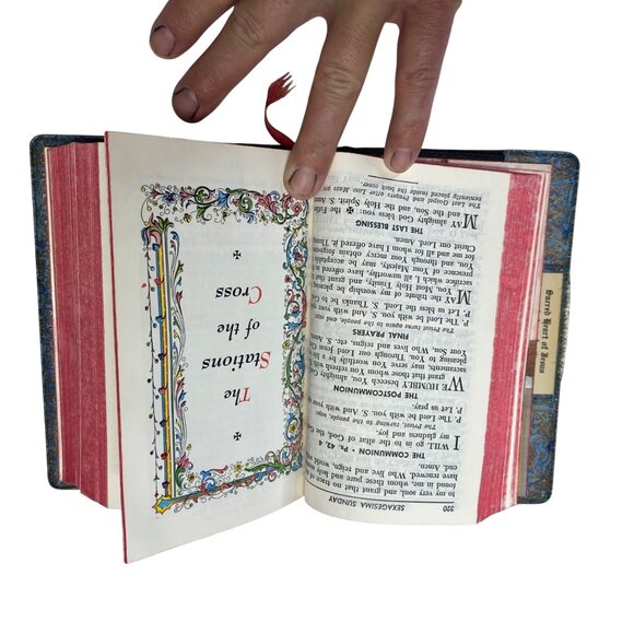 1957 Saint Joseph Catholic Missal Hardcover Vintage Prayer & Sunday Readings - Picture 3 of 11